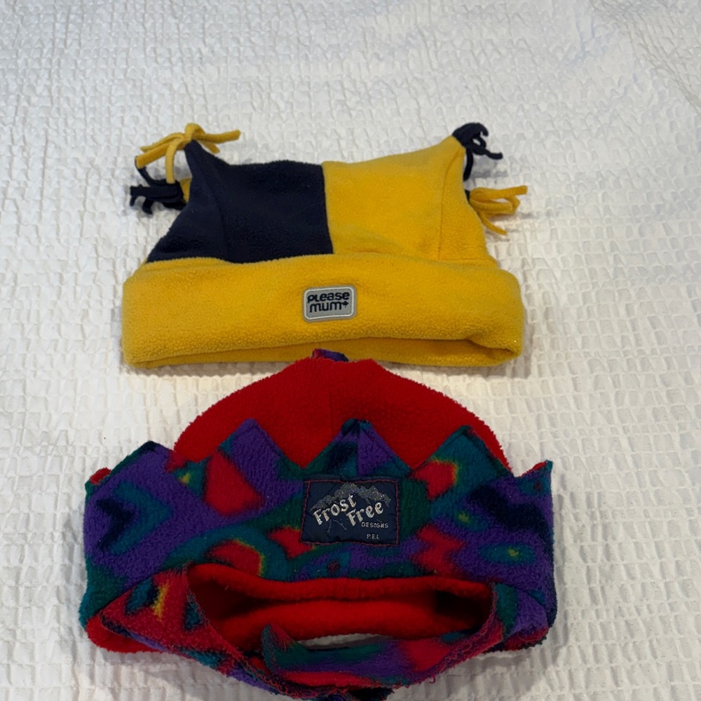 Bundle of two Novelty  Kids Winter Hats